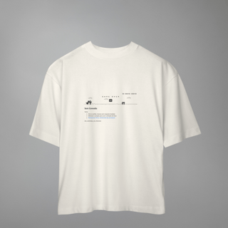 Nome do produto CAMISETA OVERSIZED CONEXÃO