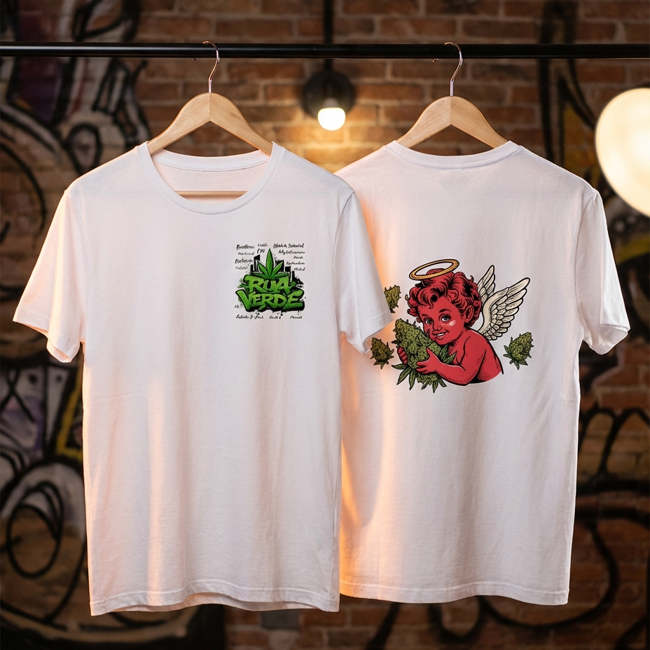 Nome do produto: T-shirt Rua Verde — Anjo Verde