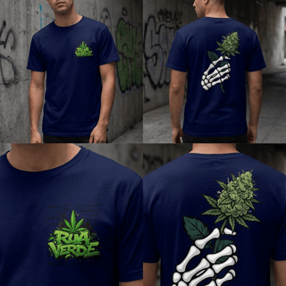 Nome do produto T-Shirt Quality Rua Verde — Estampa que floresce resistência