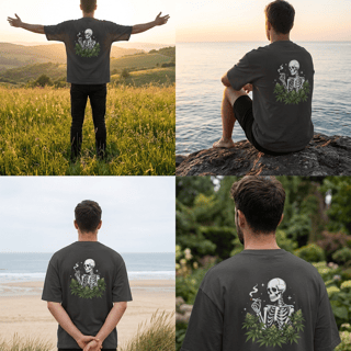 Nome do produto Oversize – Ossos & Flores