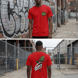 Nome do produto T-Shirt Quality Rua Verde — Estampa que floresce resistência