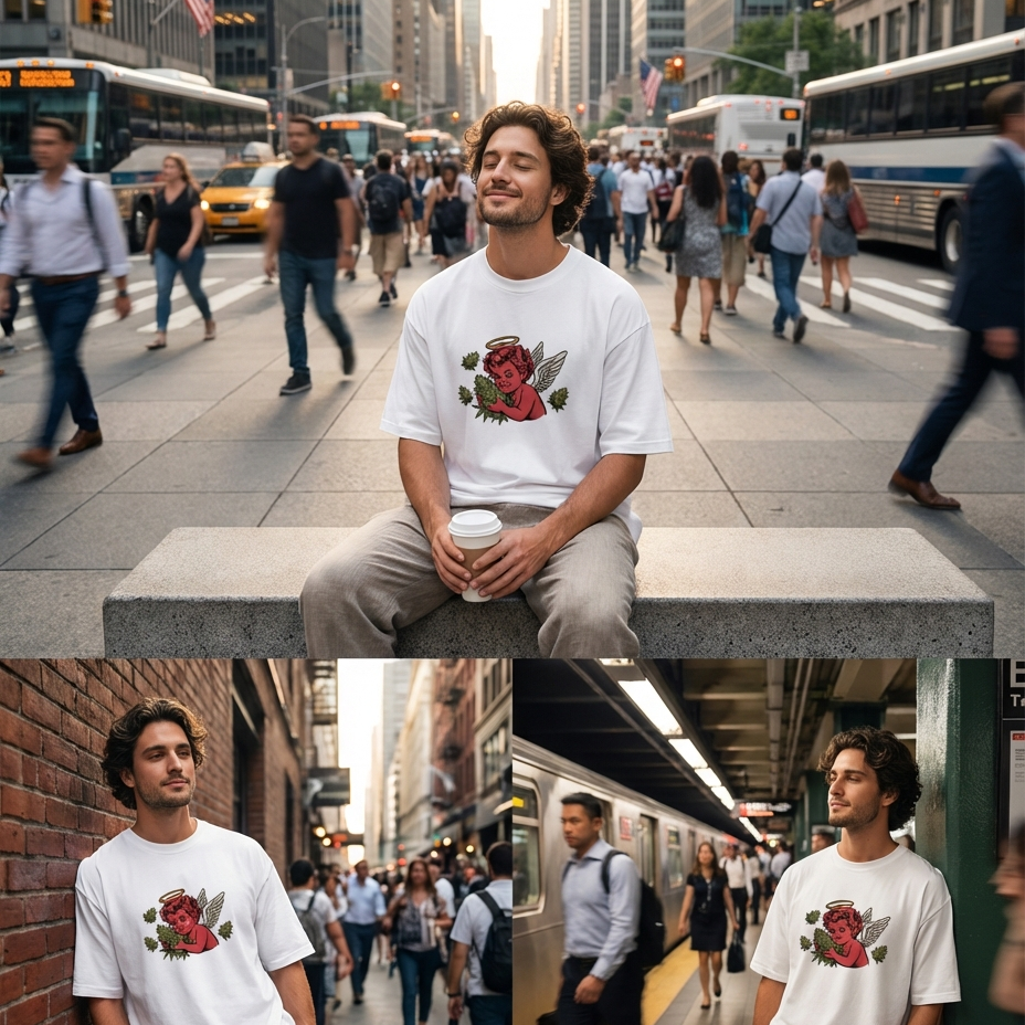 Nome do produto: Oversize Anjo maconheiro