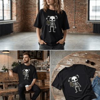 Nome do produto Oversize “Ossinho Verde” – Rua Verde