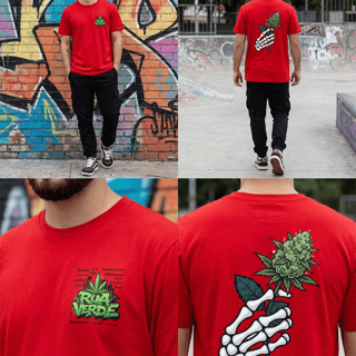 Nome do produto T-Shirt Quality Rua Verde — Estampa que floresce resistência