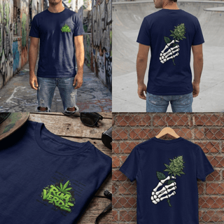 Nome do produto T-Shirt Quality Rua Verde — Estampa que floresce resistência