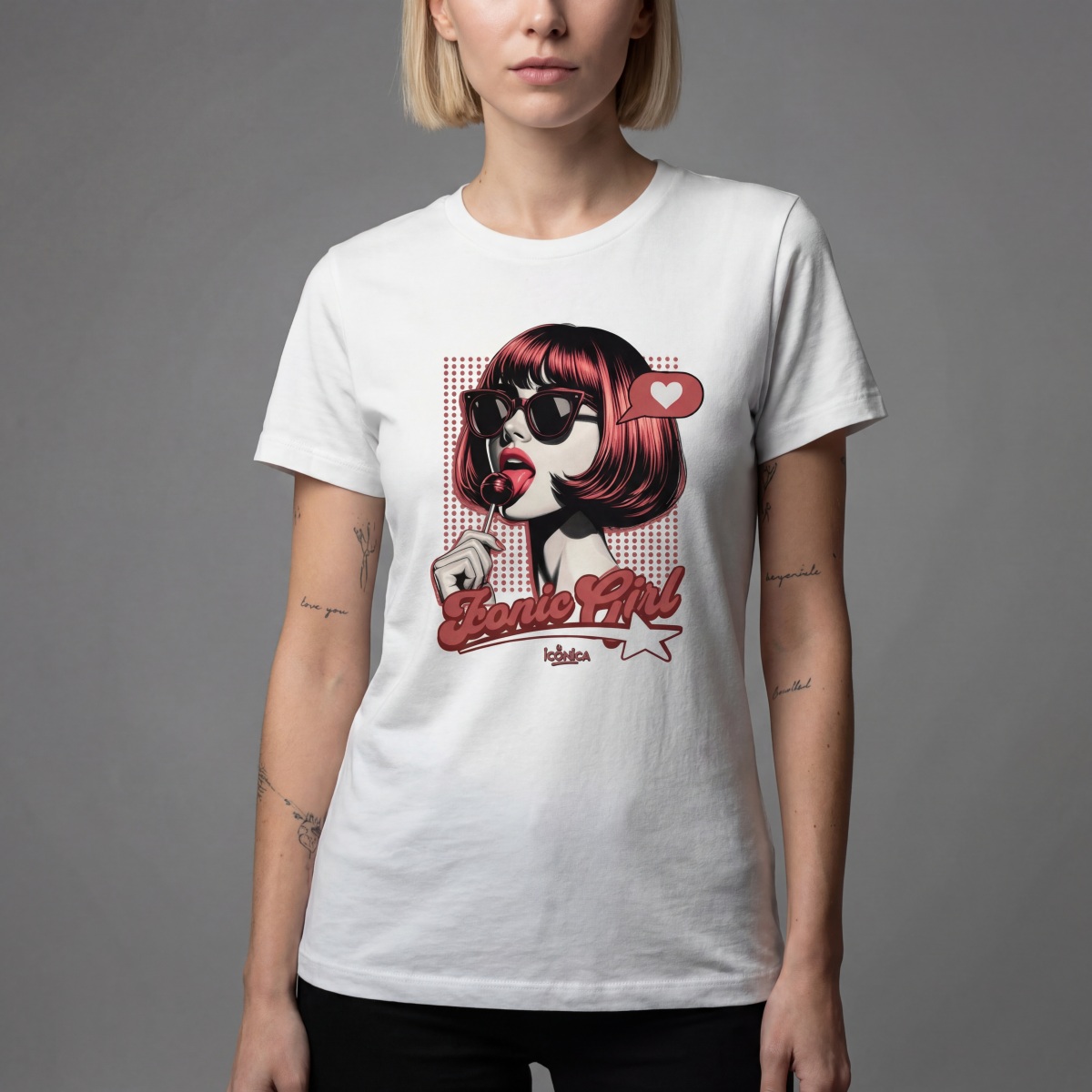Nome do produto: Camiseta Baby Long iconic Girl
