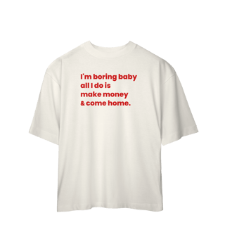 Nome do produto Camiseta Oversized 