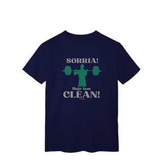 Nome do produto T-Shirt Classic - Sorria hoje tem Clean ele