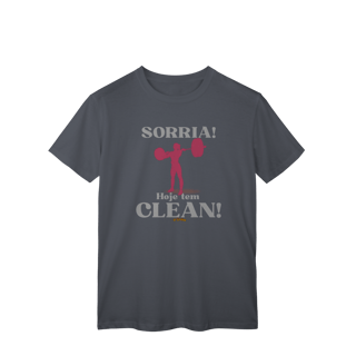 Nome do produto T-Shirt Classic - Sorria hoje tem Clean ela