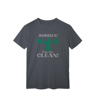 Nome do produto T-Shirt Classic - Sorria hoje tem Clean ele