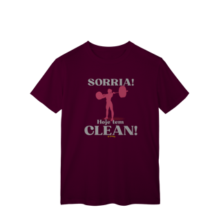 Nome do produto T-Shirt Classic - Sorria hoje tem Clean ela