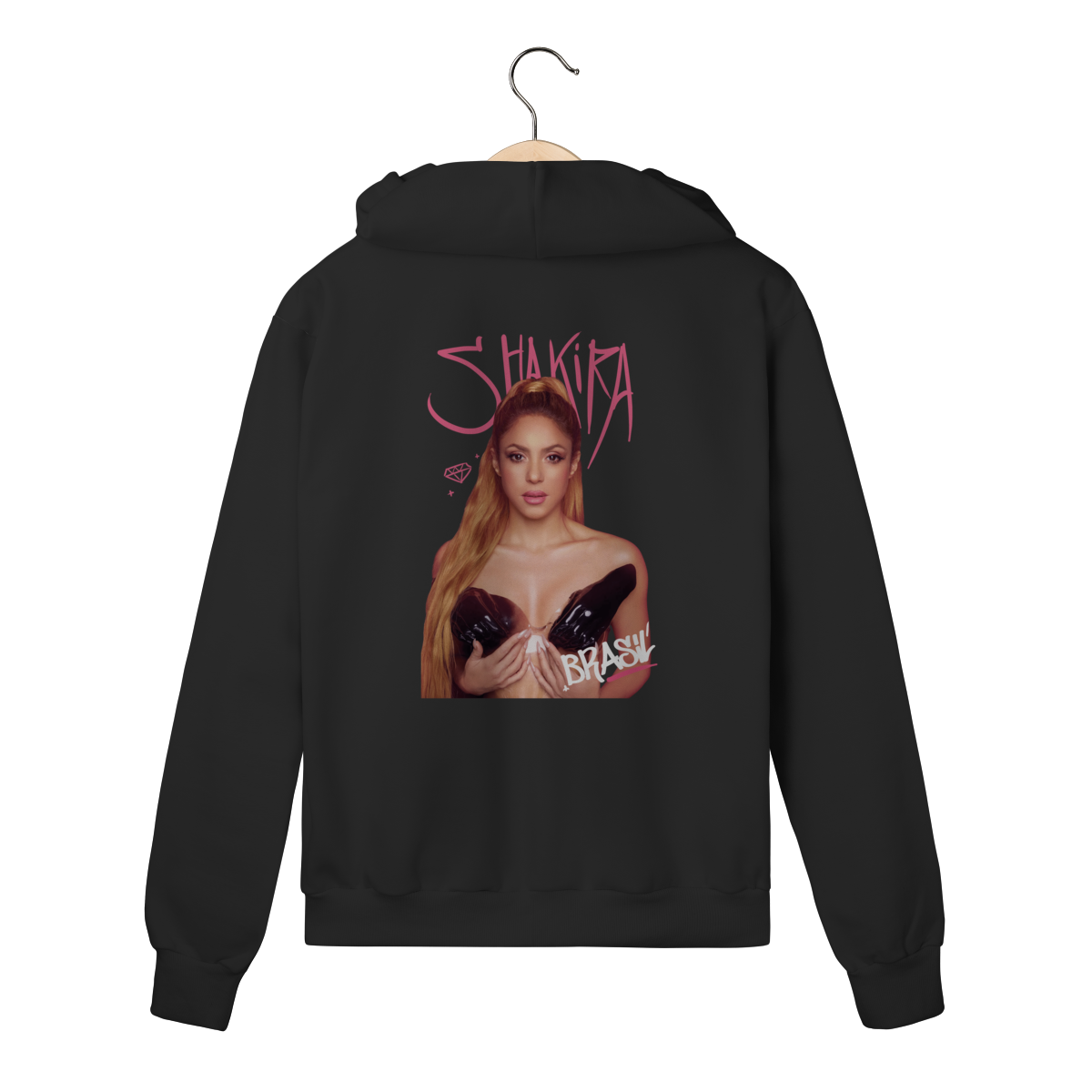 Nome do produto: Moletom com Zpper Oficial Fã-Clube Shakira Brasil 2025