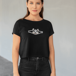 Cropped ZIP PETS – Cute Puppy Husky