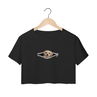 Nome do produto Cropped ZIP PETS – Cute  Puppy Golden Retriever