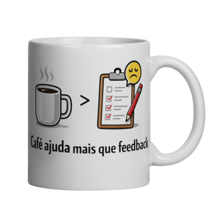Caneca - Café ajuda