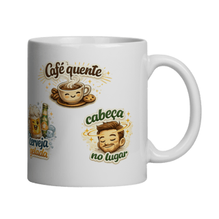 Caneca - Café e cerveja Masc