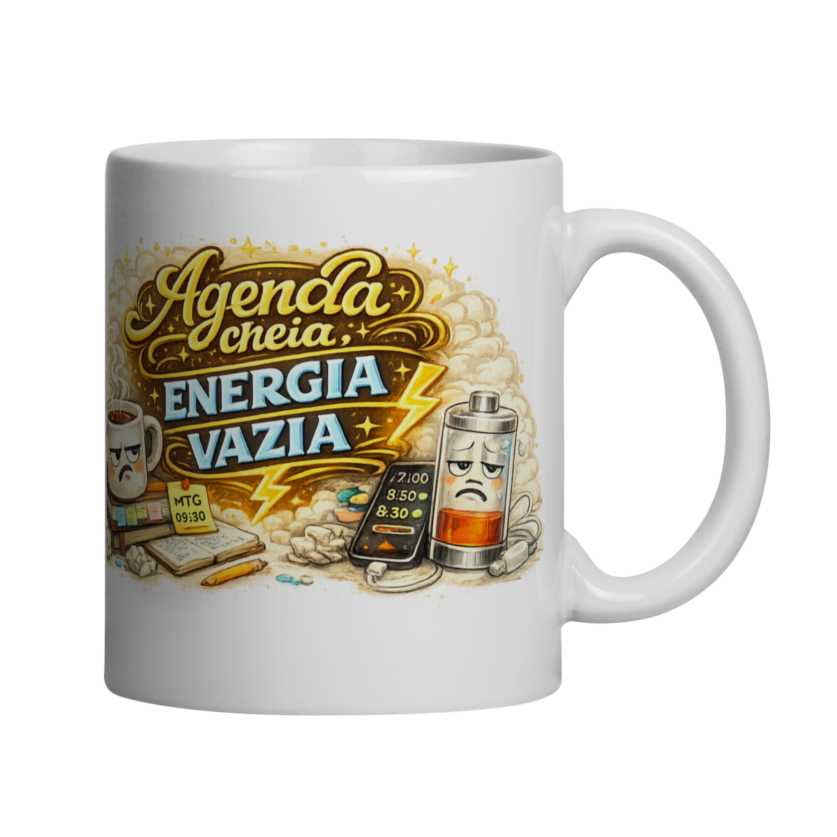 Nome do produto: Caneca - Agenda cheia