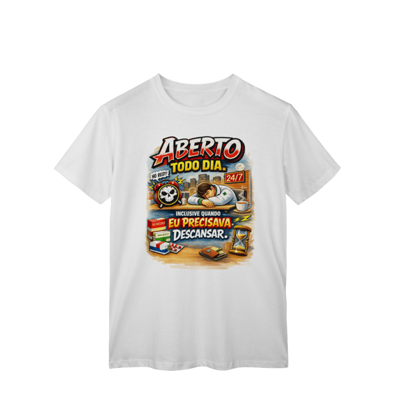 T-Shirt Quality Aberto 24h
