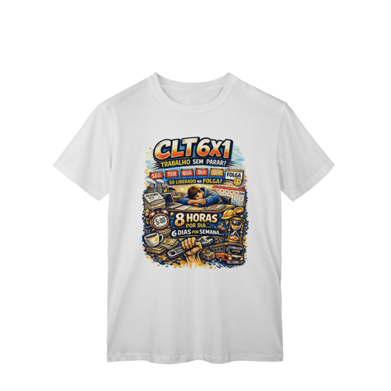 T-Shirt Quality CLT 6x1 Escala