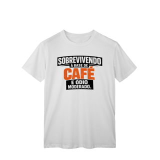 Nome do produto T-Shirt Classic - Café e ódio