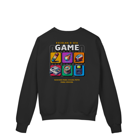 Moletom- Escolha o seu Game