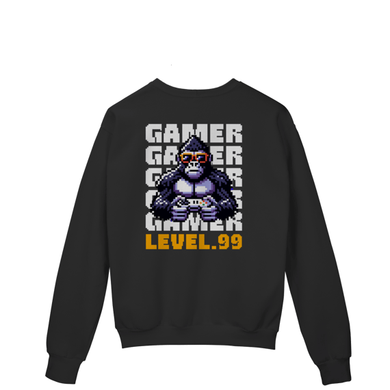 Moletom- Gamer LEVEL 99