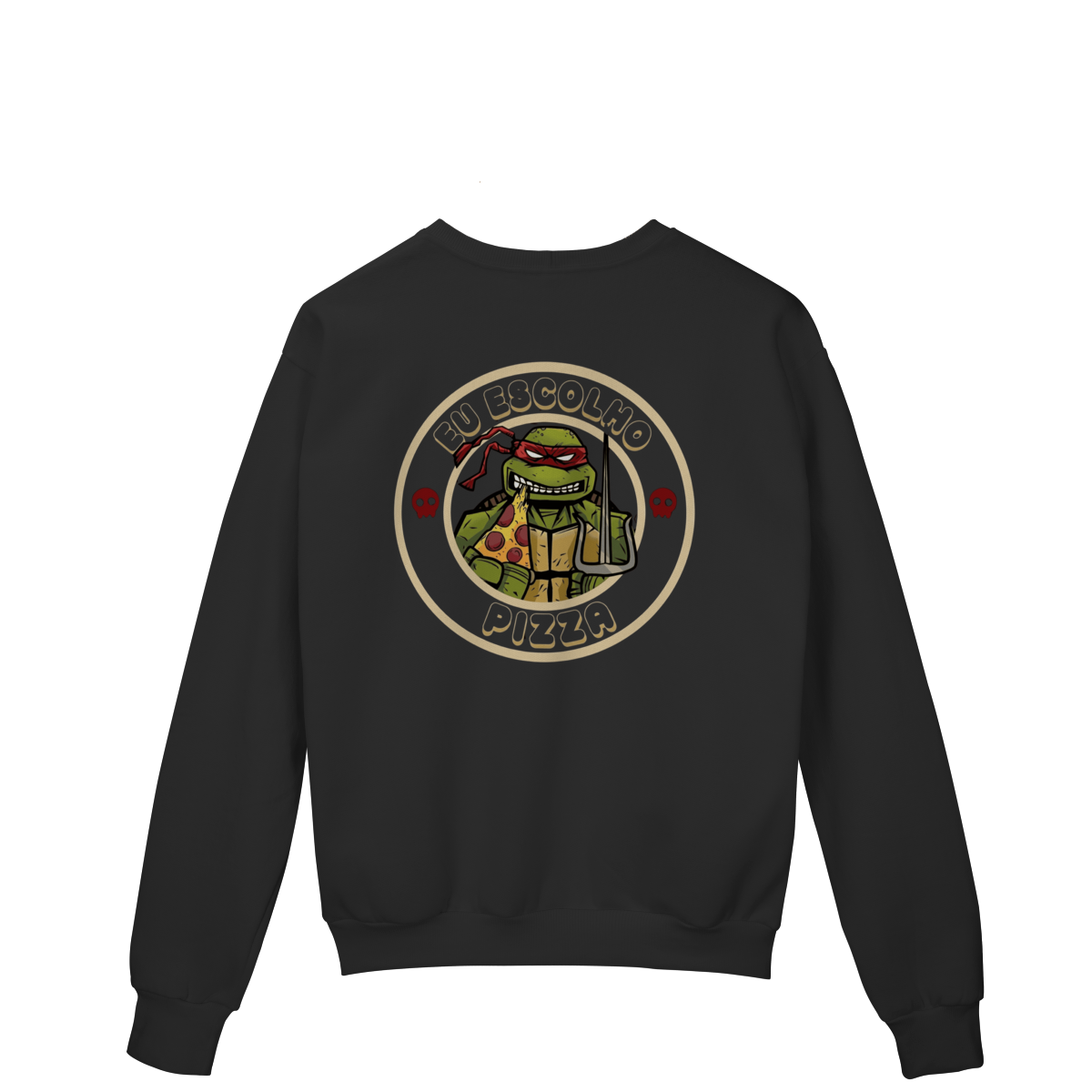 Nome do produto: Moletom- Eu escolho PIZZA