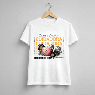Camiseta Baby Long Feminina BRUMI – Cuidadora: Cuidar é Fortalecer (BK001)