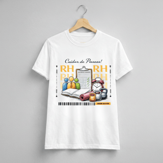 Nome do produto Camiseta Baby Long Feminina BRUMI – RH: Cuidar de Pessoas (BK009)