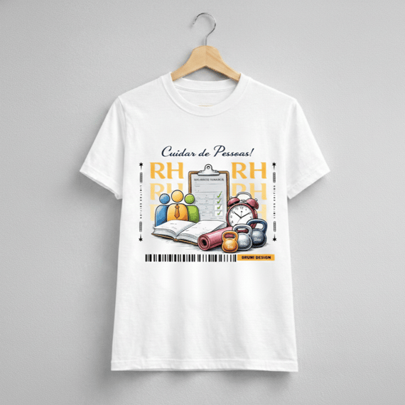 Camiseta Baby Long Feminina BRUMI – RH: Cuidar de Pessoas (BK009)