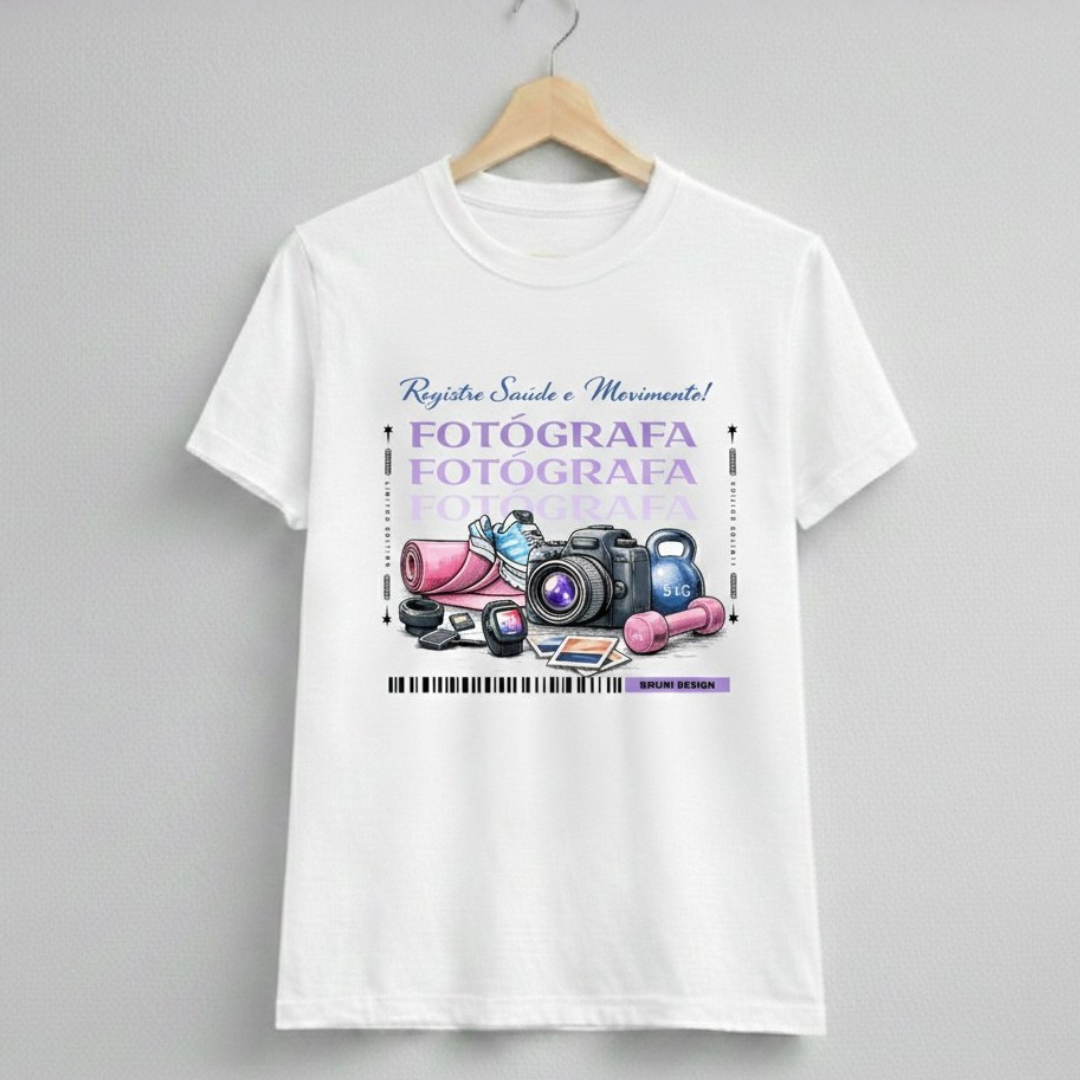 Nome do produto: Camiseta Baby Long Feminina BRUMI – Fotógrafa: Registre Saúde e Movimento (BK020)
