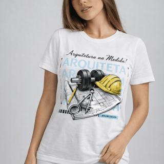 Nome do produto Camiseta Baby Long Feminina BRUMI – Arquiteta: Arquitetura na Medida (BK007)