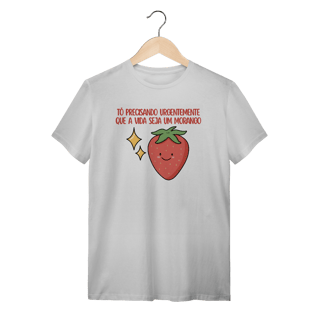 Nome do produto Que a vida seja um morango - Unissex