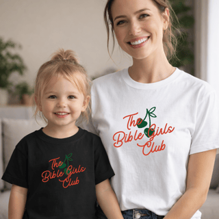 Camiseta Bible Girls Club (Clube das Meninas da Bíblia) – Infantil 2 a 8
