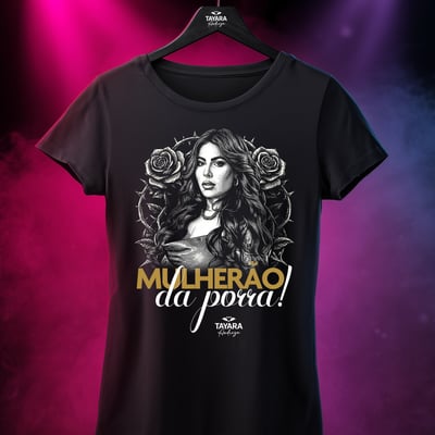 Baby Long Mulherão da Porra | Preto