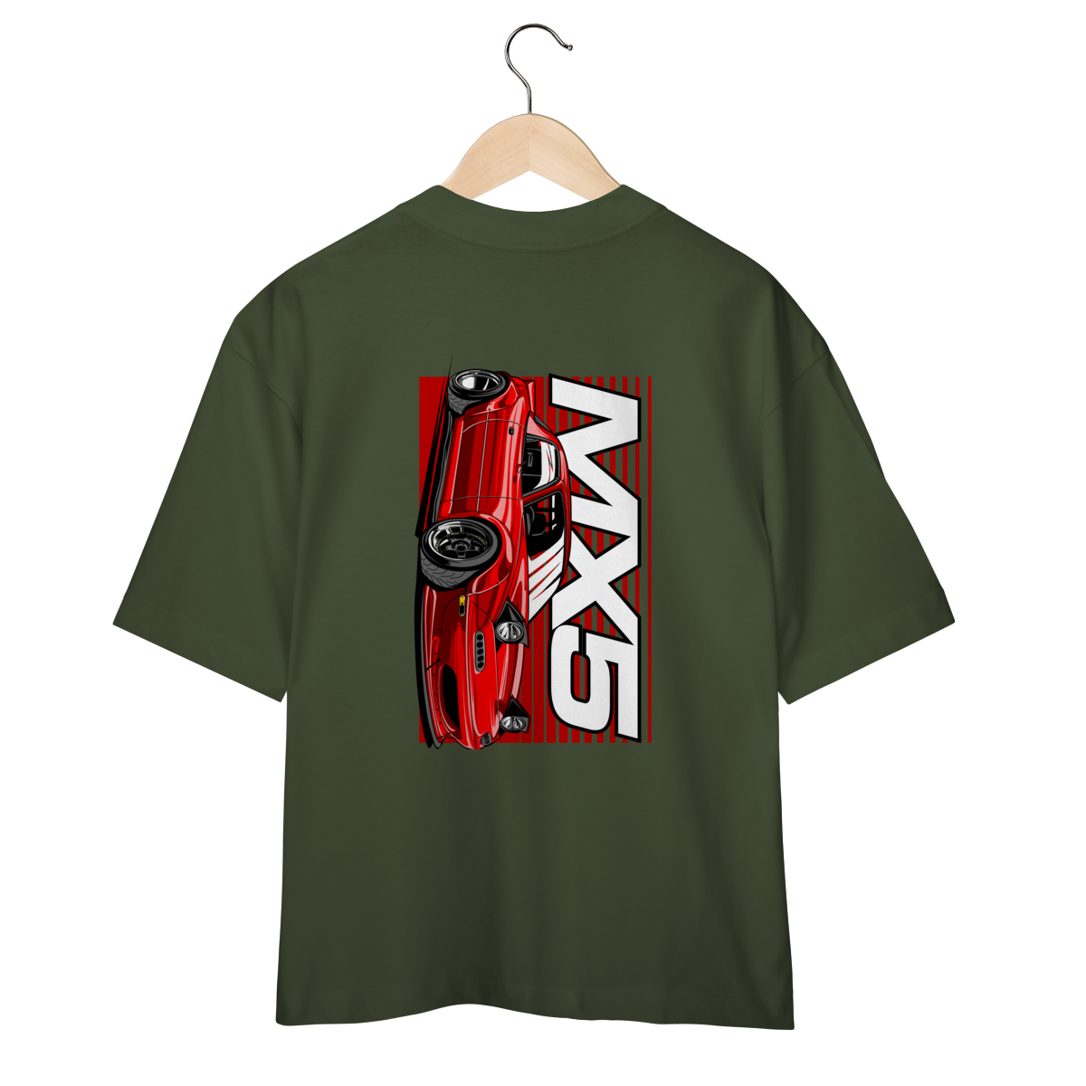 Camiseta Oversized Camiseta Oversized - Mazda MX-5 Miata (geração