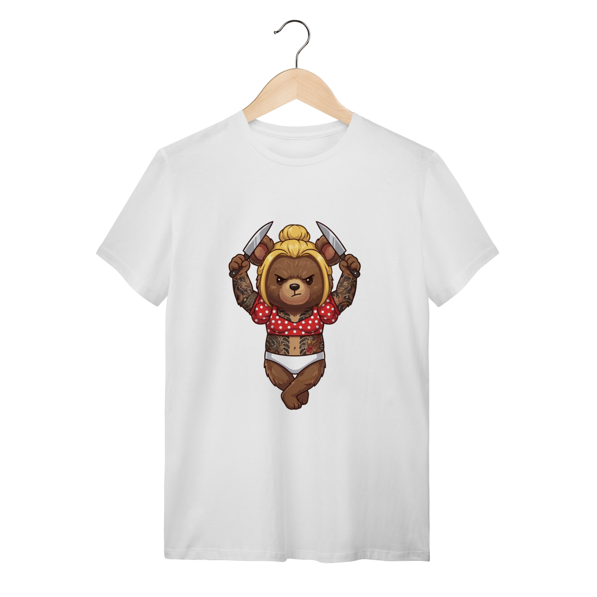 T-Shirt Quality | Cute Chibi Bear Kawaii Urso Fantasiado de Britney. “Its Britney, Bitch” 