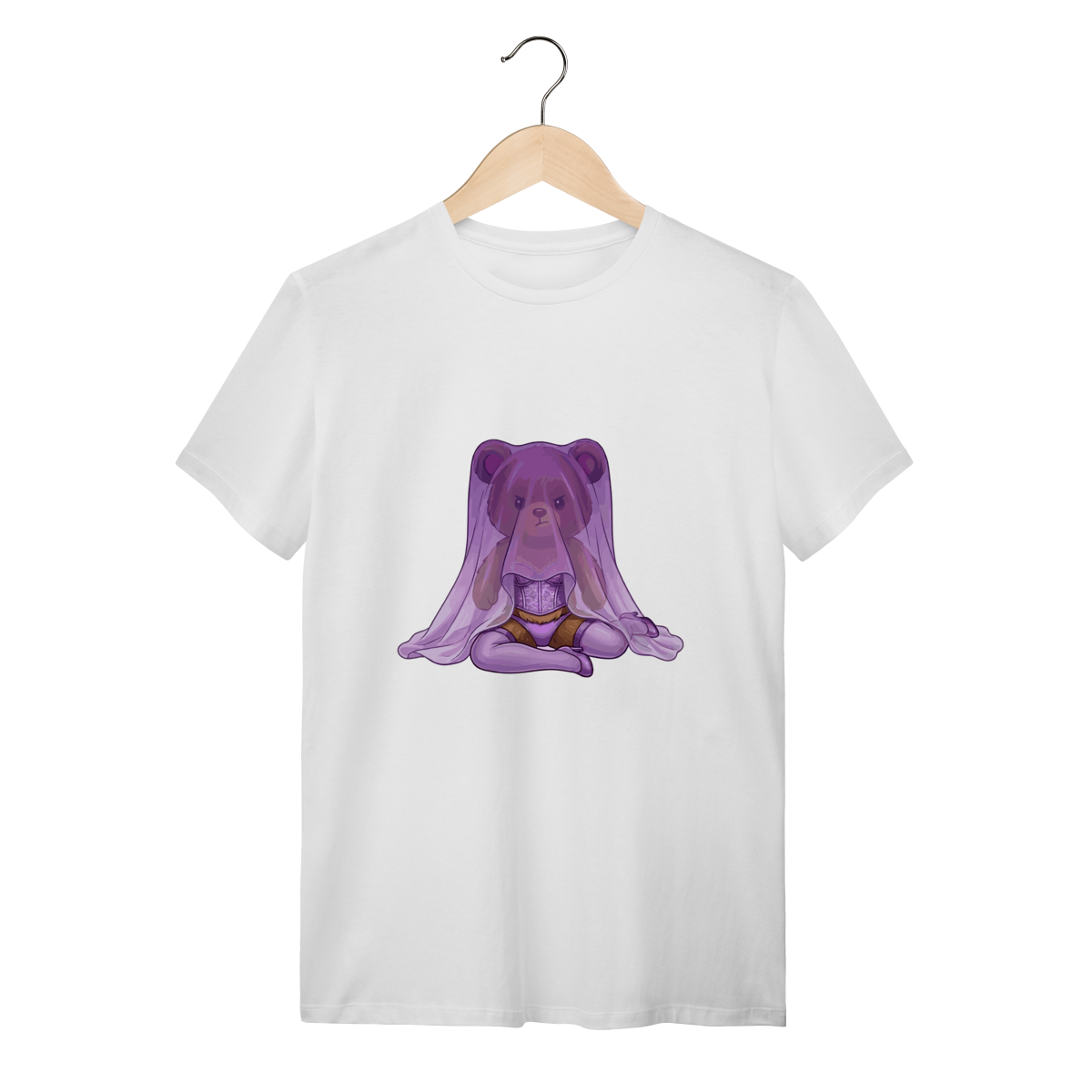 T-shirt Quality  Cute Chibi Bear Kawaii Urso Fantasiado de Madonna - CONFESSIONS II 