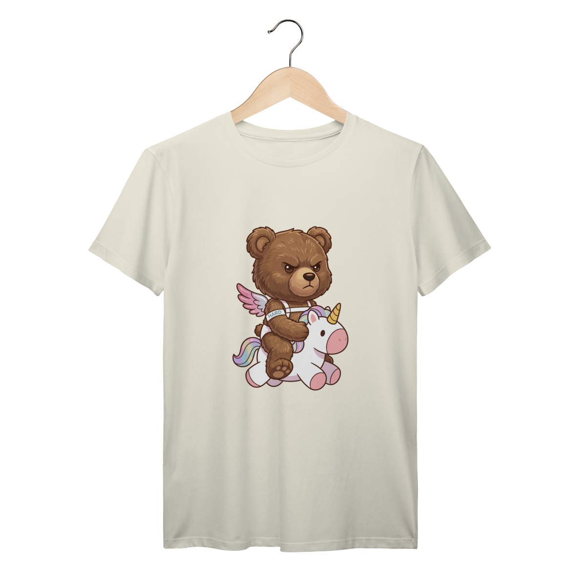 T-Shirt Prime | Cute Chibi Bear Kawaii Urso Leather Streetwear Unissex
