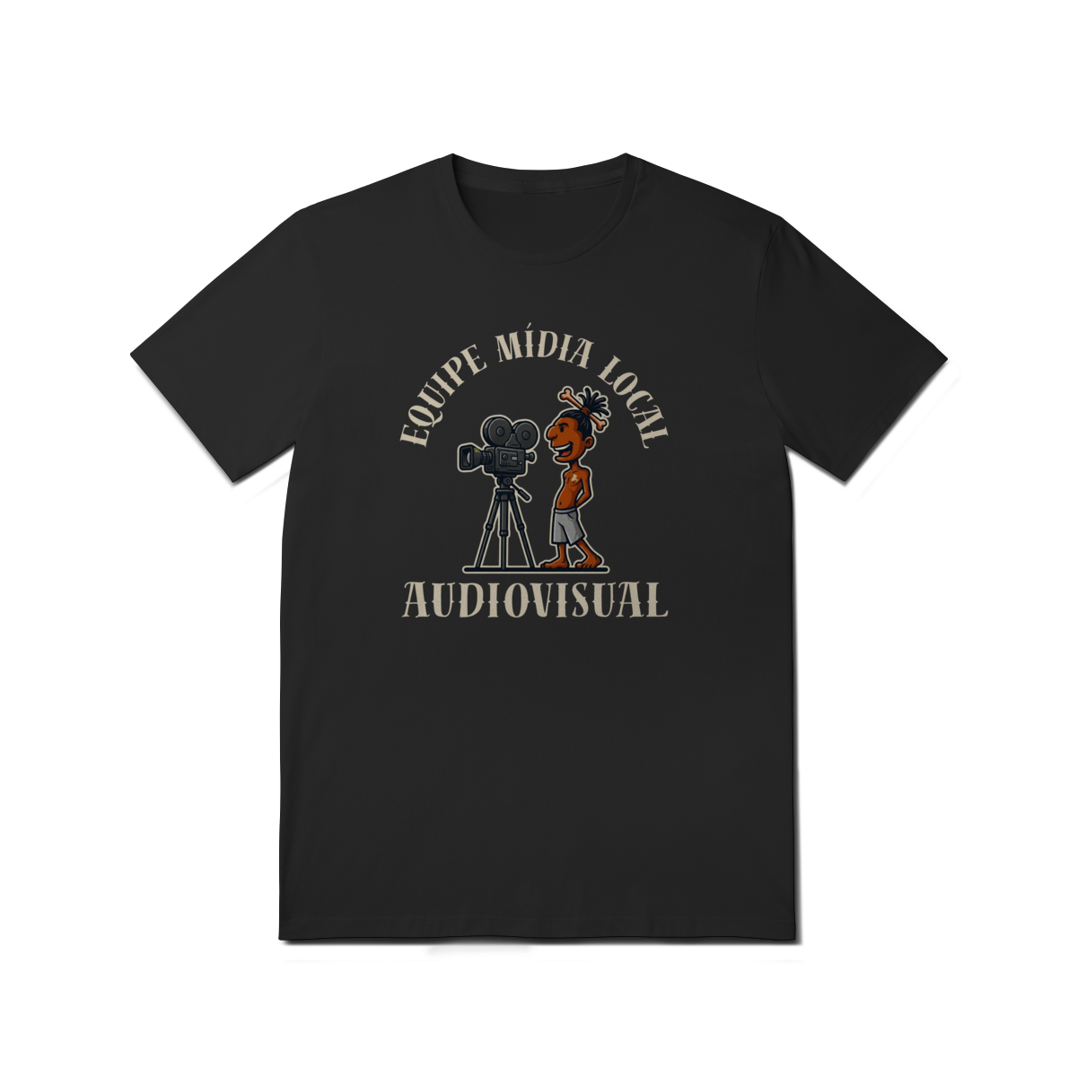 t-shirt midia local 