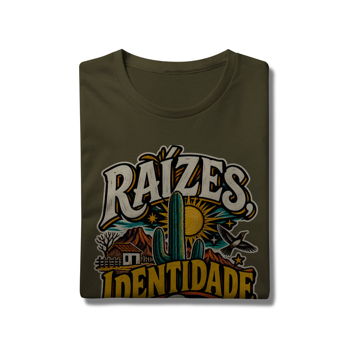 Camiseta Raízes, Identidade & Personalidade R$109,90 em NOIRÉ
