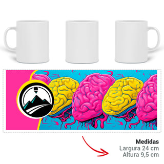 Nome do produto Caneca Cérebro Montink