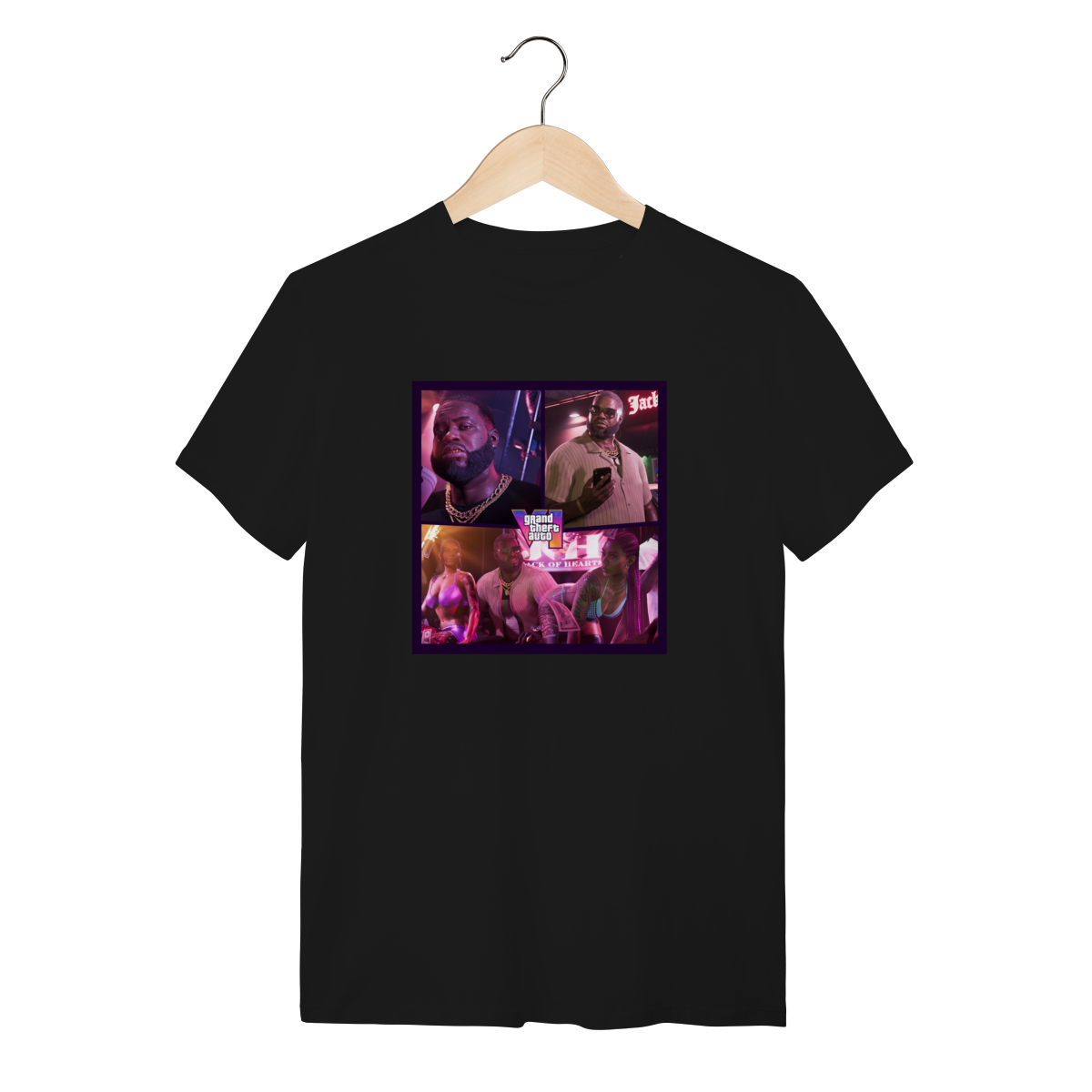 Camiseta GTA VI Noite Neon