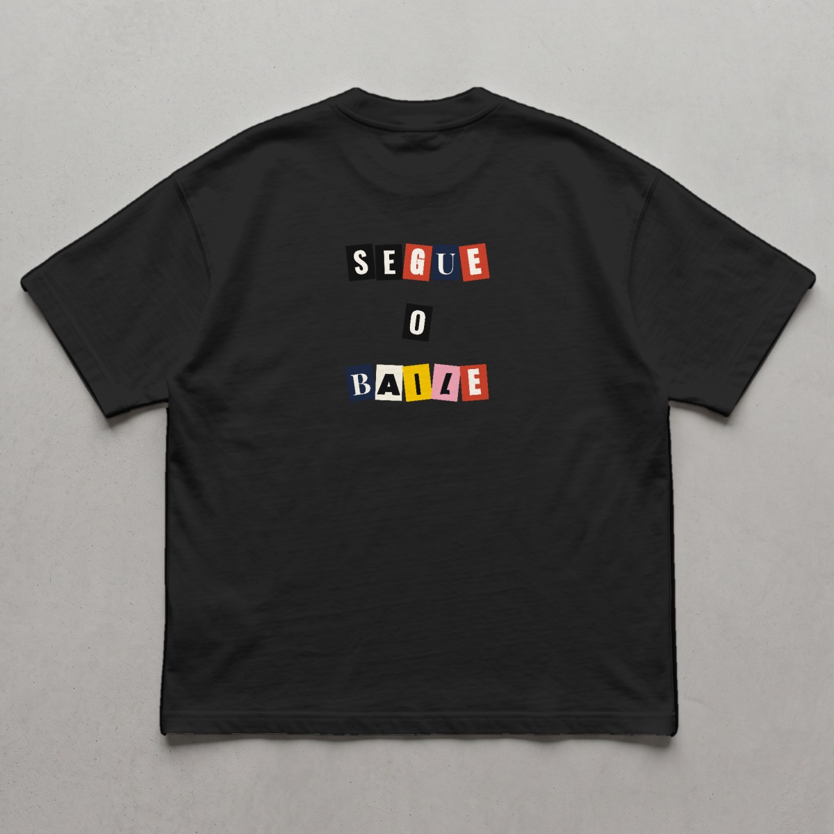 Segue o baile — Camiseta Oversized