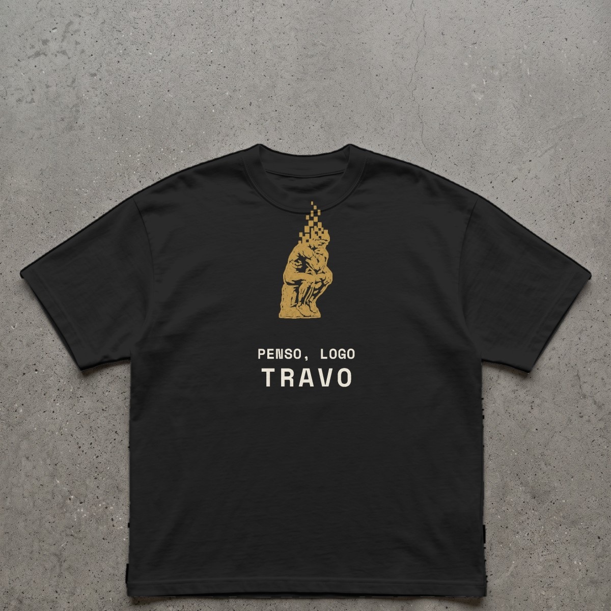 Pensador — Camiseta Oversized