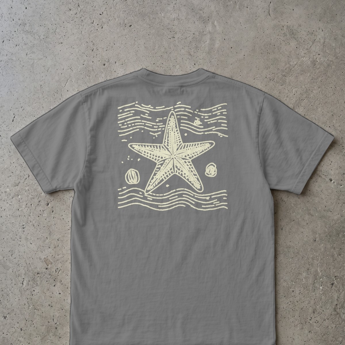 Estrela-do-mar — Camiseta Estonada