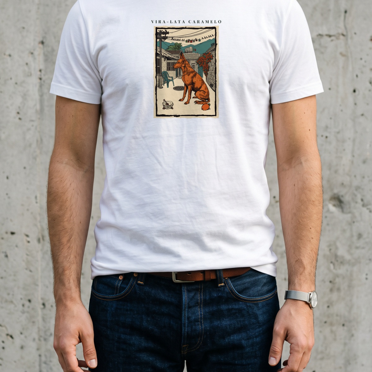 Vira-lata — Camiseta, outra foto