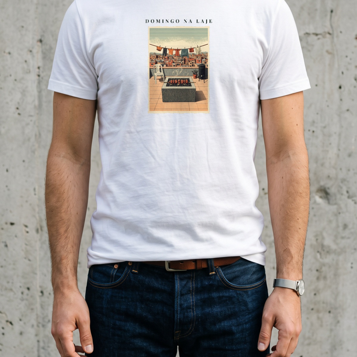 Churrasco na laje — Camiseta, outra foto