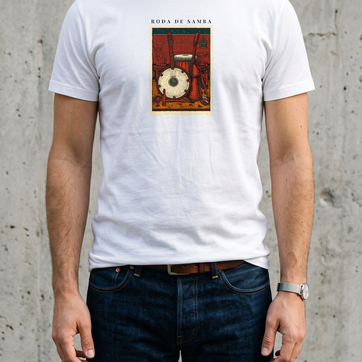 Roda de samba — Camiseta, outra foto