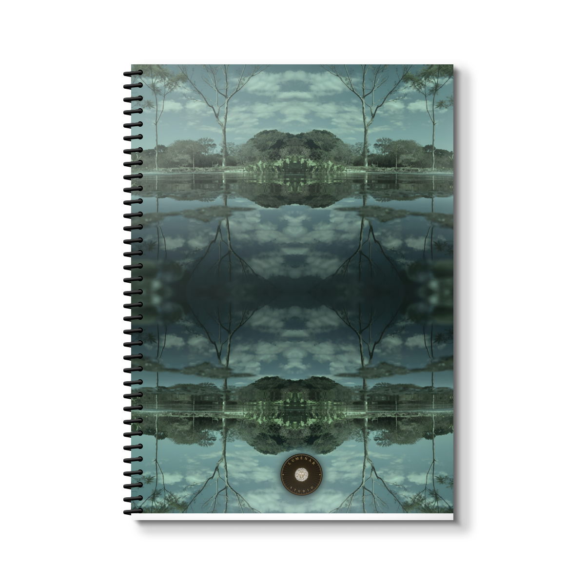 Caderno Lago Espelho II | Realidade Psicodélica